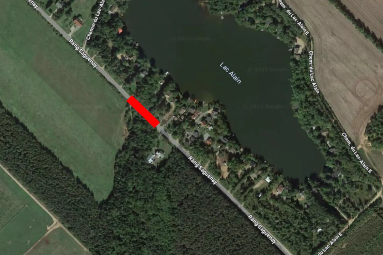 Travaux rang Saguenay automne 2025